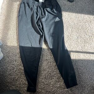 Adidas Men's Black Joggers